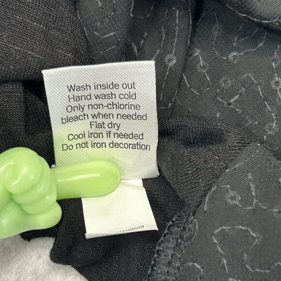 APT. 9 Black Sequin Scoop Neck Tank Top Size L Sleeveless Shell High Low Hem - Picture 8 of 11